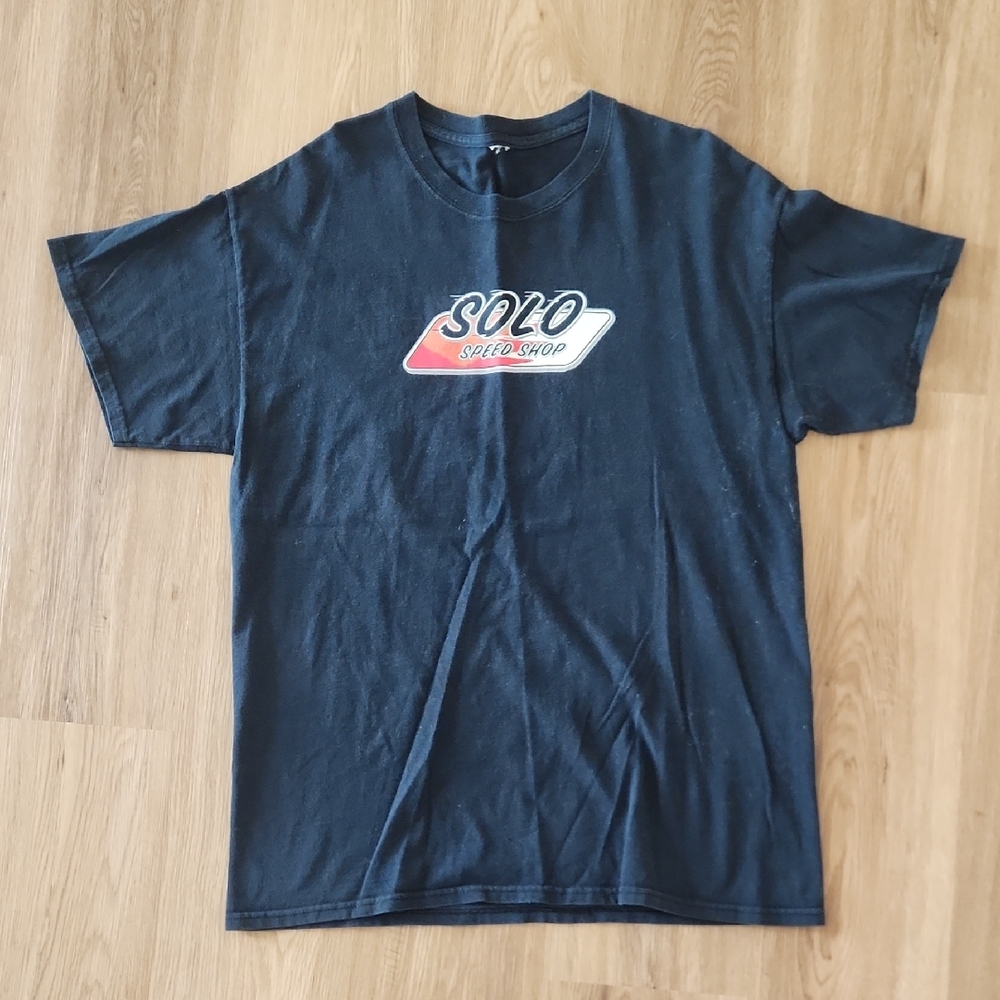 Solo Speed Shop Black T-Shirt for Men Large